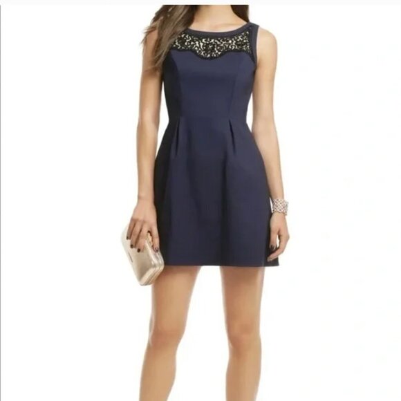Lilly Pulitzer Emmy Dress with Soutache Trim 8 NWT - Picture 1 of 13